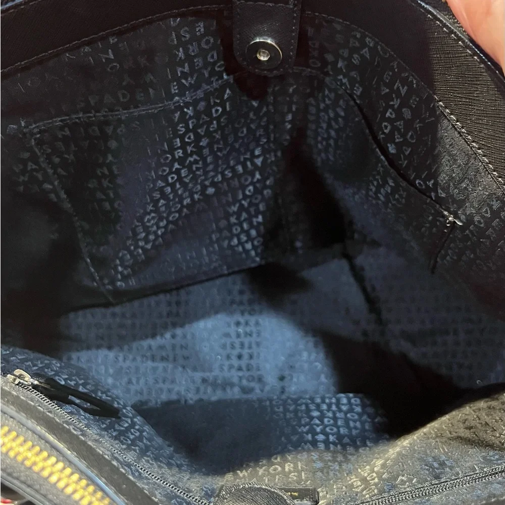 Kate Spade Black Shoulder Bag with Structured Design - Picture 4 of 13